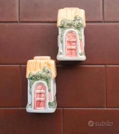 Set Sale e Pepe Casette in Ceramica Vintage
