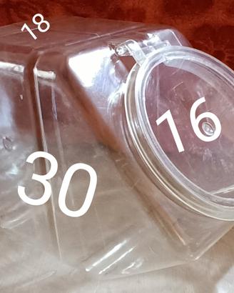 contenitori plastica da banco con coperchio antipo