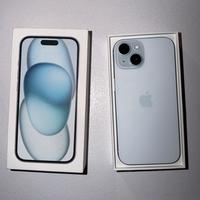 Apple Iohone 15 Celeste 128Gb con scatola