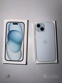 Apple Iohone 15 Celeste 128Gb con scatola