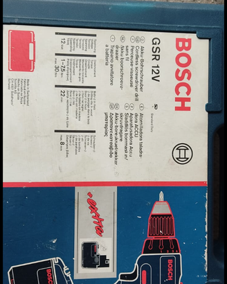 Trapano avvitatore Bosch GSR 12V