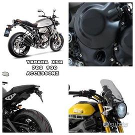 Xsr 700 Yamaha scarico valigie mono plexi puntale