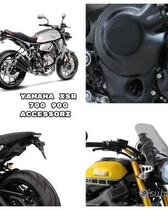 Xsr 700 Yamaha scarico valigie mono plexi puntale