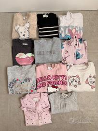 Lotto abbigliamento invernale bambina 7/8/9 anni
