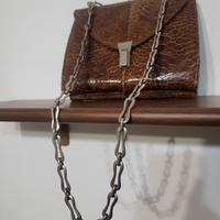 Borsa vintage Anni '70 pelle. Luxury Vintage