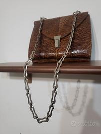 Borsa vintage Anni '70 pelle. Luxury Vintage