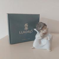 Statuetta Angelo che pensa Lladrò in porcellana