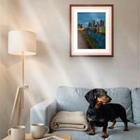 Quadro "La Riviera del Sile - Serenità in Blu"