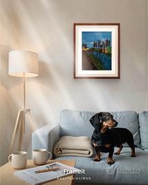 Quadro "La Riviera del Sile - Serenità in Blu"