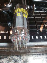 VALVOLA EL84 GENERAL NUOVA TESTATA CON PROVAVALVOL