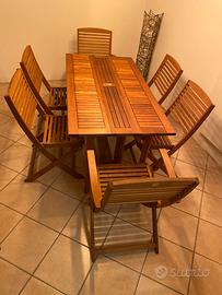 Set giardino in teak Legnoluce