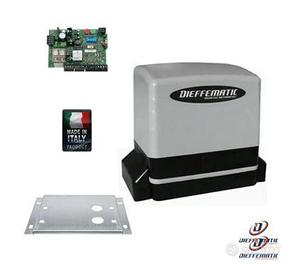 MOTORE CANCELLO SCORREVOLE 600KG 24V CON CENTRALE