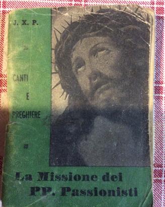 Libretto canti e preghiere anno 1954