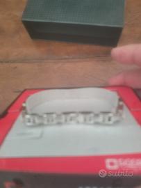 Bracciale acciaio Rosdo amante uomo