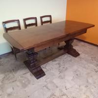 TAVOLO FRATINO in legno massello allungabile 