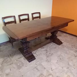 TAVOLO FRATINO in legno massello allungabile 