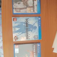 Collezione completa di videogiochi Tomb Raider ps4