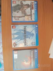 Collezione completa di videogiochi Tomb Raider ps4