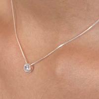 Collana punto luce argento 925