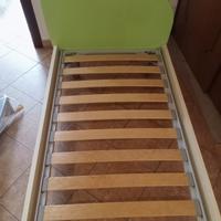 Letto Moretti completo di rete a doghe 