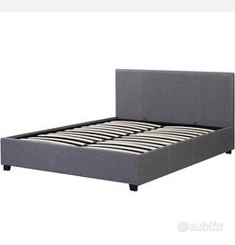 Letto 1 piazza e mezzo con materasso contenitore