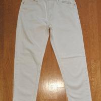 Jeans Bershka Bianco Straight Vintage IT44/EU40