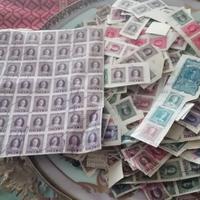 lotto 1670 marche da bollo lire anni 40 50 60