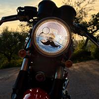 Adesivo cafe racer baffi