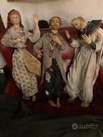 Statue antiche napoletane, pastori fine ottocento,