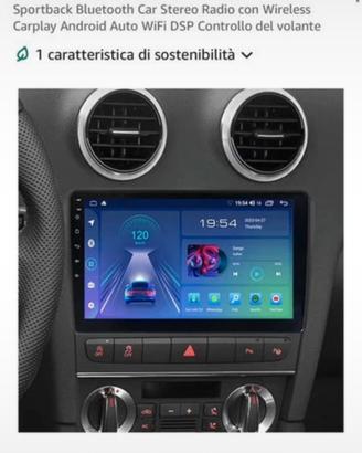 Autoradio per Audi A3/RS3