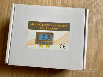 Termometro data logger 4 canali