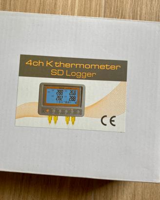 Termometro data logger 4 canali
