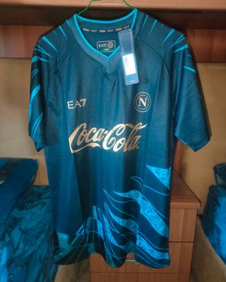 SSC Napoli T-shirt Pre Match Blu 2025 2026