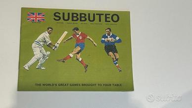 Subbuteo catalogo 1969, condizioni ottime