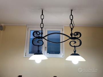 Lampade in ferro battuto