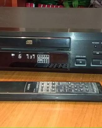 Lettore CD Sony CDP-XE320 + telecomando PERFETTO