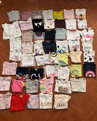 Lotto completo vestiti bambina: 1-3 anni
