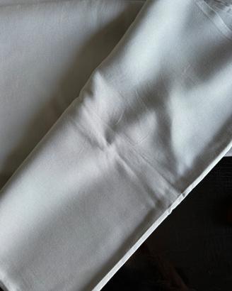 Tessuto in misto lino e cotone ritorto