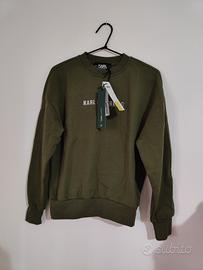 Karl Lagerfeld felpa originale cottone taglia XS 