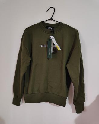 Karl Lagerfeld felpa originale cottone taglia XS 