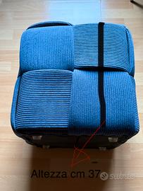 Piccolo pouf colore Carta da Zucchero