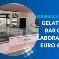 Bar gelateria con laboratorio
