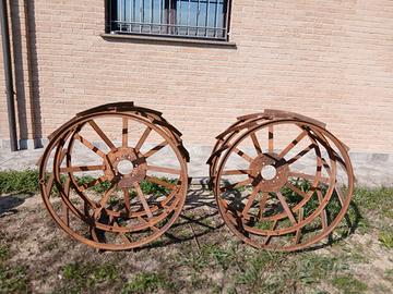 RUOTE AGRICOLE METALLICHE A GABBIA