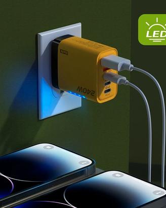 Caricatore USB C PD a 5 porte Carica rapida 3.0 Ti