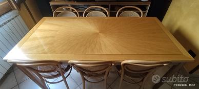 tavolo 180 x 70 finitura rovere