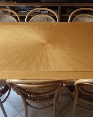 tavolo 180 x 70 finitura rovere