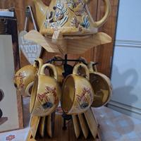 set di ceramica dipinto a mano 