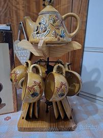 set di ceramica dipinto a mano 