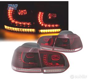 FANALI VOLKSWAGEN VW GOLF 6 08-12 LED ROSSO BIANCO