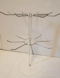 Espositore girevole plexiglass ingombro 30x40cm